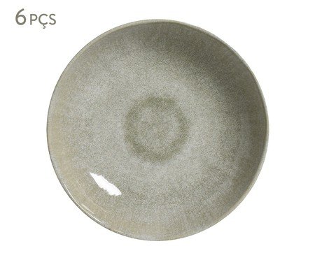 Jogo de Pratos Fundo Bio Moss Verde | Westwing