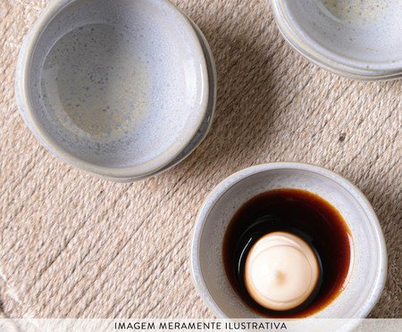 Jogo de Ramequins Pequeno Orgânico Latte Cru | Westwing