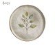 Jogo de Pratos para Sobremesa Bio Evergreen Floral, Bege | WestwingNow