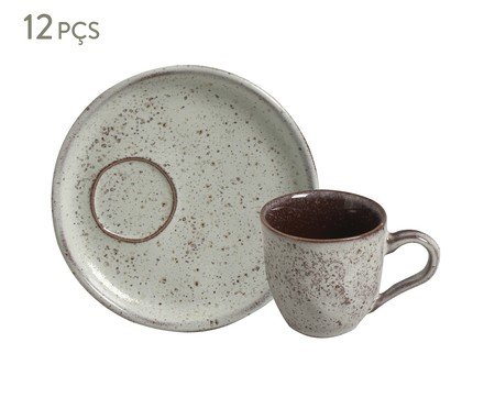 Jogo de Xícaras para Café Bio Pistache Verde Menta | Westwing