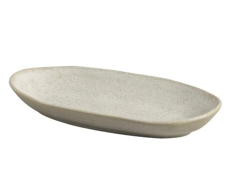 Jogo de Travessas Oval Funda Orgânico Vanilla Cru | Westwing