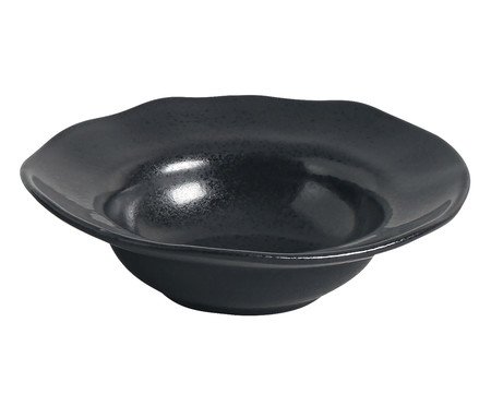 Jogo de Pratos para Sobremesa Fundo Orgânico Eclipse Preto | Westwing