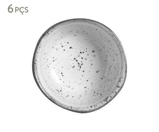 Jogo de Ramequins Pequeno Orgânico Echo Branco, Branco | WestwingNow