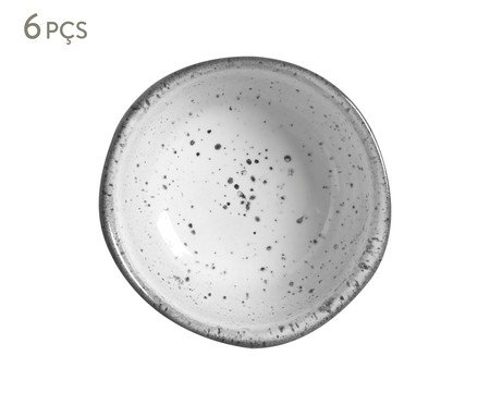 Jogo de Ramequins Pequeno Orgânico Echo Branco | Westwing