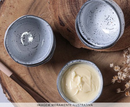 Jogo de Ramequins Pequeno Orgânico Echo Branco | Westwing