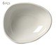Jogo de Cumbucas Oval Orgânico Glam Branco, Branco | WestwingNow