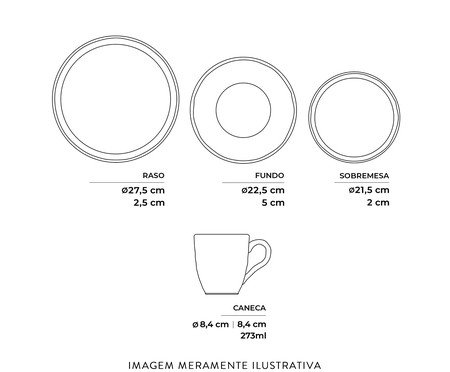 Aparelho de Jantar Bio Breeze Azul Claro | Westwing