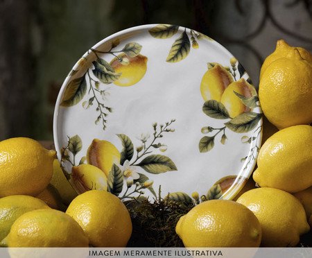 Jogo de Pratos para Sobremesa Bio Limonata Frutas | Westwing