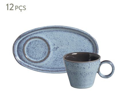 Jogo de Xícaras para Café Neo Breeze Azul Claro | Westwing