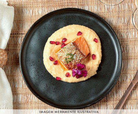 Jogo de Pratos para Sobremesa Bio Eclipse Preto | Westwing