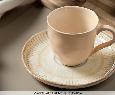 Jogo de Xícaras para Café Bio Mirage Étnico | Westwing