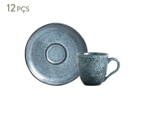 Jogo de Xícaras para Café Bio Night Sky Azul, Azul | WestwingNow