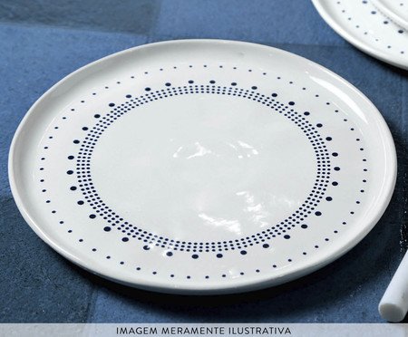 Jogo de Pratos Raso Bio Astral Étnico | Westwing