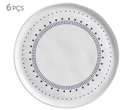 Jogo de Pratos Raso Bio Astral Étnico | Westwing