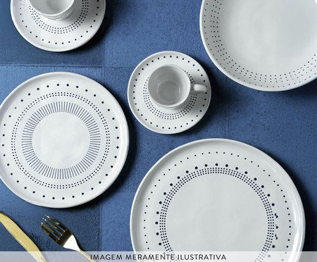 Jogo de Pratos Raso Bio Astral Étnico | Westwing