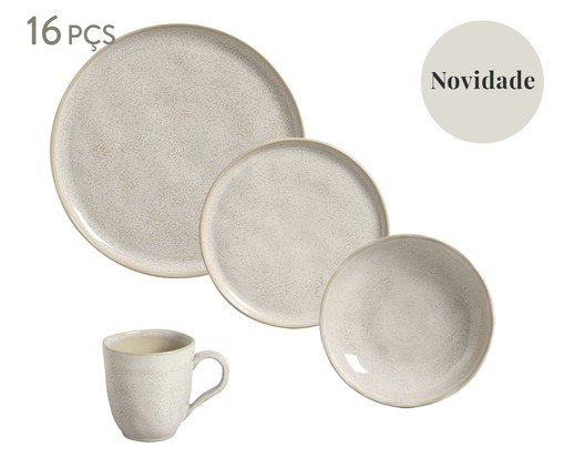 Aparelho de Jantar Bio Latte Cru, Bege | WestwingNow