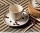 Jogo de Xícaras para Café Bio Raio Geométrico, Bege | WestwingNow