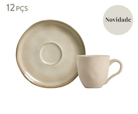 Jogo de Xícaras para Café Bio Raio Geométrico | Westwing