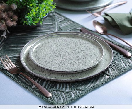 Aparelho de Jantar Bio Pistache Verde Menta | Westwing