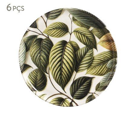 Jogo de Pratos Raso Bio Éden Floral | Westwing