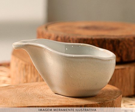 Jogo de Molheiras Oval Orgânico Glam Branco | Westwing
