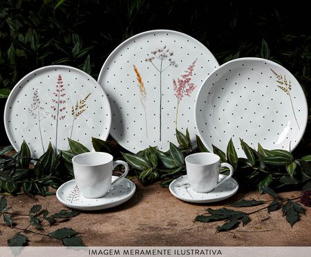 Jogo de Xícaras para Café Bio Floralis | Westwing