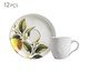 Jogo de Xícaras para Café Bio Limonata Frutas, Branco | WestwingNow