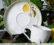 Jogo de Xícaras para Café Bio Lemon Frutas, Branco | WestwingNow