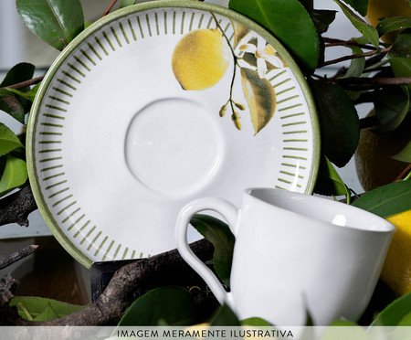 Jogo de Xícaras para Café Bio Lemon Frutas | Westwing