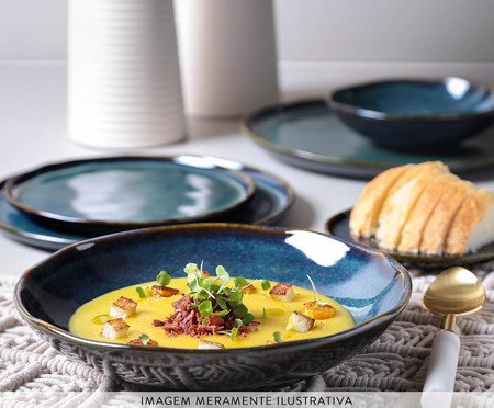 Aparelho de Jantar Bio Oceano Azul | Westwing