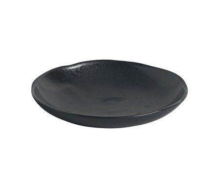 Jogo de Pratos Fundo Orgânico Eclipse Preto | Westwing