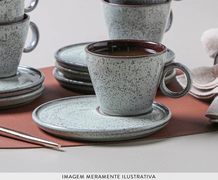 Jogo de Xícaras para Chá Neo Pistache Verde Menta | Westwing