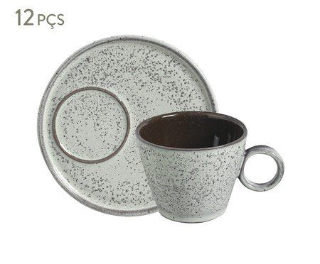 Jogo de Xícaras para Chá Neo Pistache Verde Menta | Westwing