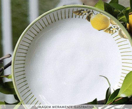 Jogo de Pratos Fundo Bio Lemon Frutas | Westwing