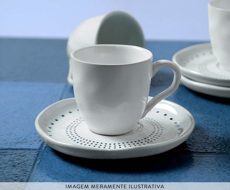 Jogo de Xícaras para Chá Bio Astral Étnico | Westwing