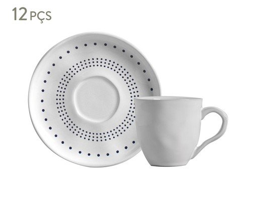 Jogo de Xícaras para Chá Bio Astral Étnico, Branco | WestwingNow