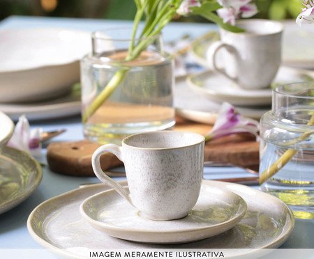 Jogo de Xícaras para Chá Bio Latte Cru | Westwing