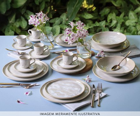 Jogo de Xícaras para Chá Bio Latte Cru | Westwing