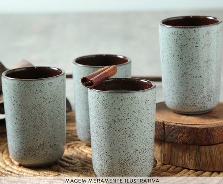 Jogo de Copos Neo Pistache Verde Menta | Westwing