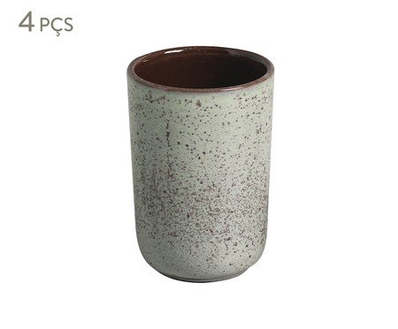 Jogo de Copos Neo Pistache Verde Menta - 110ml | Westwing