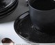 Jogo de Xícaras para Chá Bio Eclipse Preto, Preto | WestwingNow