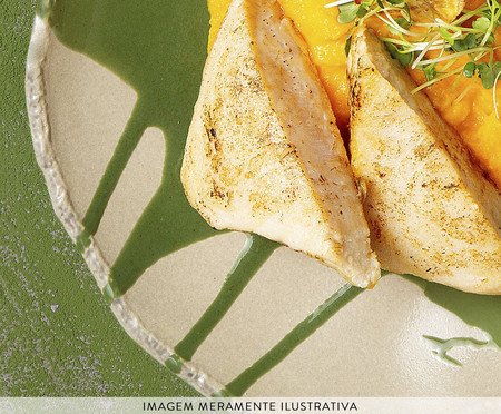 Jogo de Pratos Raso Orgânico Eco Stone Amazônia Verde | Westwing