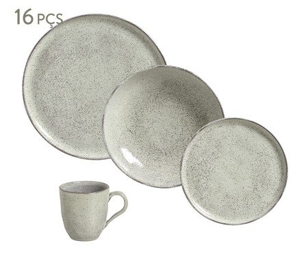 Aparelho de Jantar Bio Pistache Verde Menta | Westwing
