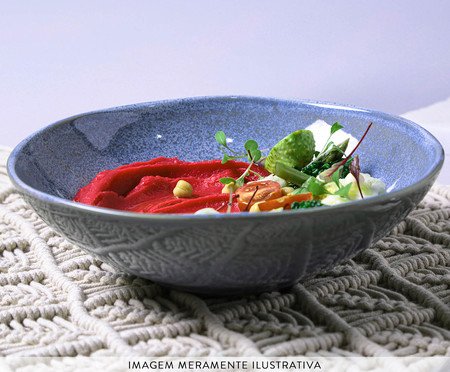 Tigela Média Orgânica Orgânico Breeze Azul Claro | Westwing