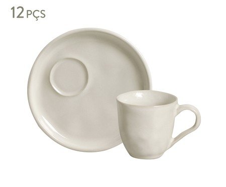 Jogo de Xícaras para Café Bio Clay Areia