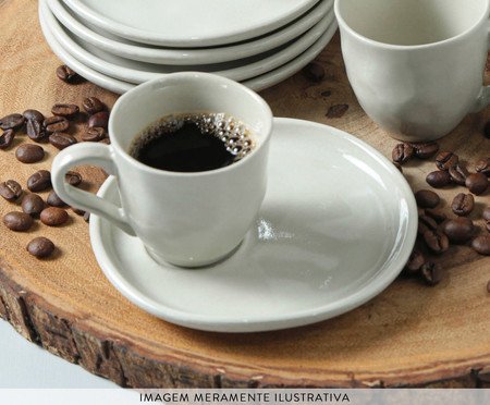 Jogo de Xícaras para Café Bio Clay Areia | Westwing