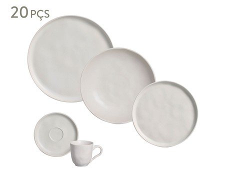 Aparelho de Jantar Bio Vit Cinza - 20Pçs | Westwing