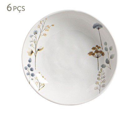 Jogo de Pratos Fundo Bio Bella Floral | Westwing