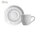 Jogo de Xícaras para Café Bio Astral Étnico, Branco | WestwingNow