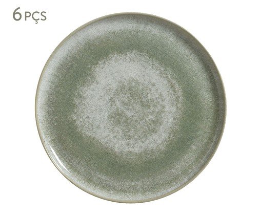 Jogo de Pratos Raso Bio Moss Verde, Verde | WestwingNow